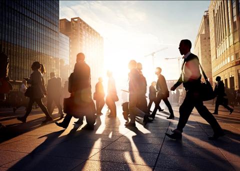 people walking